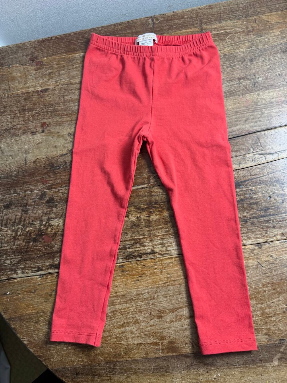 The Beaufort Bonnet Company Red Leggings size 2T